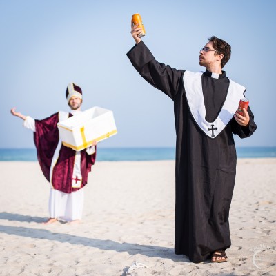 Beach volleyball on Jeju